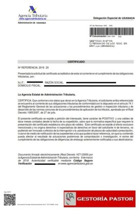 Cómo Obtener El Certificado Estar Al Corriente AEAT